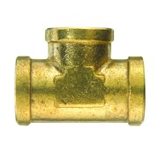 Jmf Company 1/4 in. FPT X 1/4 in. D FPT Brass Tee 4338547